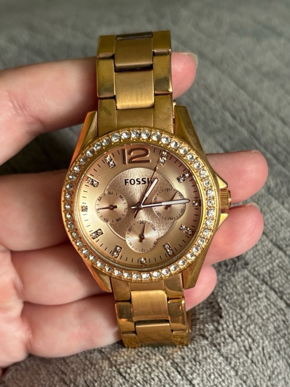 Fossil Gold SS Watch